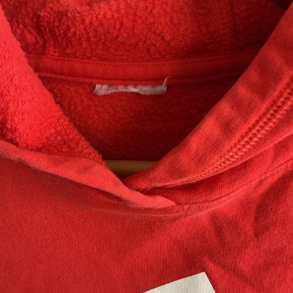 Adidas - Red & Blue Hooded Sweatshirt - Youth Medium 10-12 - Picture 3 of 13